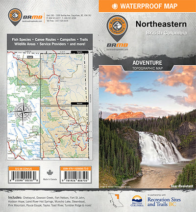 Northeastern British Columbia Recreation Map (BC Rec Map Bundle)