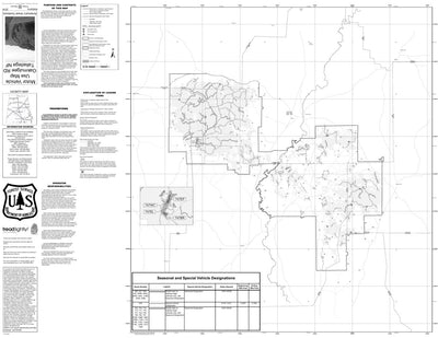 Motor Vehicle Use Map, MVUM, Oakmulgee