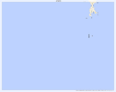 472872 女島 （めしま Meshima）, 地形図