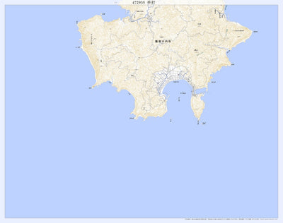 472935 手打 （てうち Teuchi）, 地形図