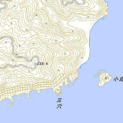 472957 甑島 （こしきしま Koshikishima）, 地形図