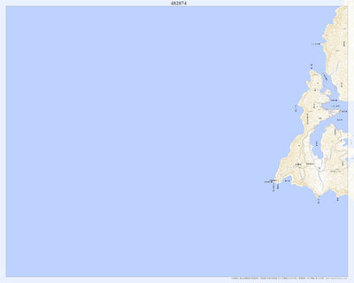 482874 富江 （とみえ Tomie）, 地形図