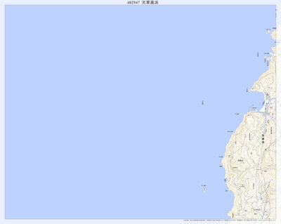 482947 天草高浜 （あまくさたかはま Amakusatakahama）, 地形図