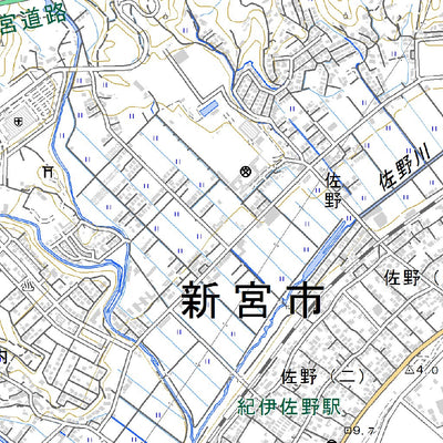 503547 新宮 （しんぐう Shingu）, 地形図