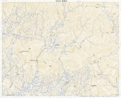 503553 秋津川 （あきつがわ Akitsugawa）, 地形図