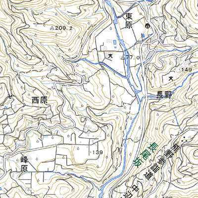 503553 秋津川 （あきつがわ Akitsugawa）, 地形図