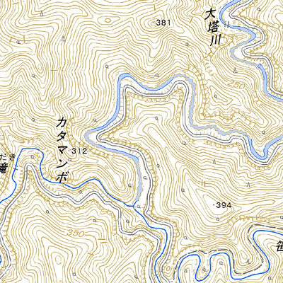 503555 皆地 （みなち Minachi）, 地形図