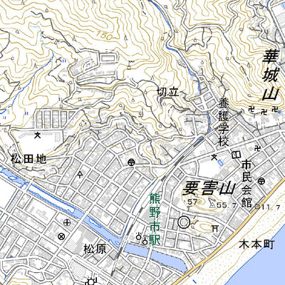 503660 木本 （きのもと Kinomoto）, 地形図
