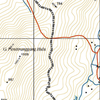 Peta Tofografi Halau-halau