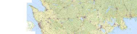 Terrängkartan Skåne norr