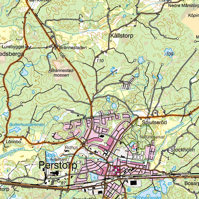 Terrängkartan Skåne norr