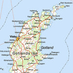 Terrängkartan Gotland Gotska Sandön