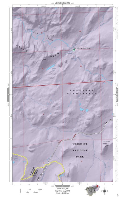 Mariposa Road Atlas Grid Page #005