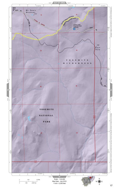 Mariposa Road Atlas Grid Page #017