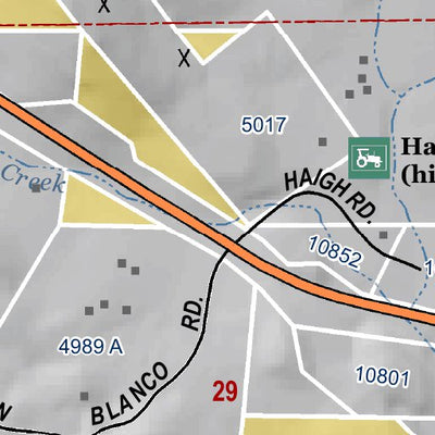 Mariposa Road Atlas Grid Page #025