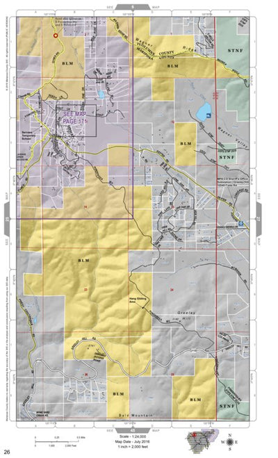 Mariposa Road Atlas Grid Page #026