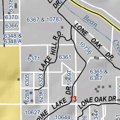 Mariposa Road Atlas Grid Page #026