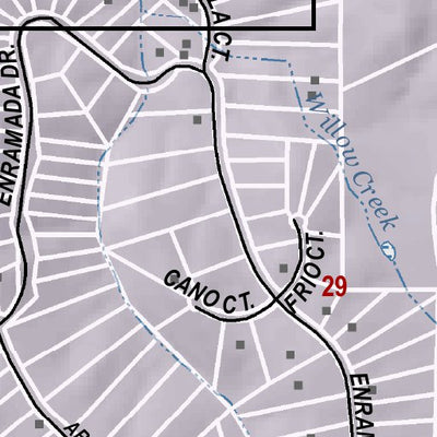 Mariposa Road Atlas Grid Page #022