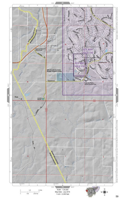 Mariposa Road Atlas Grid Page #059