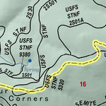 Mariposa Road Atlas Grid Page #032