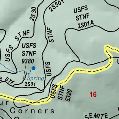 Mariposa Road Atlas Grid Page #032