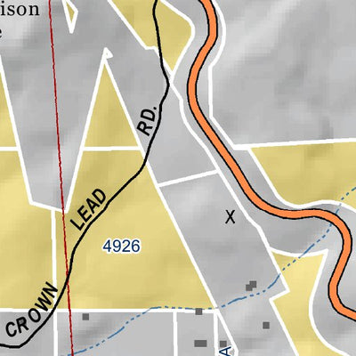 Mariposa Road Atlas Grid Page #045