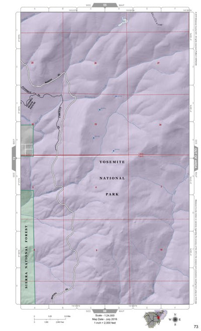 Mariposa Road Atlas Grid Page #073
