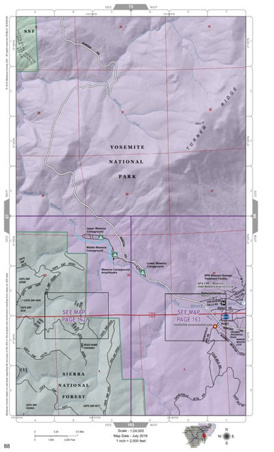Mariposa Road Atlas Grid Page #088