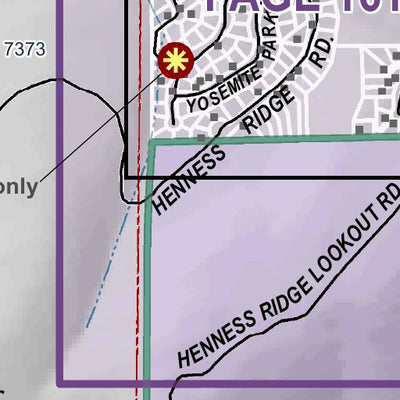 Mariposa Road Atlas Grid Page #072