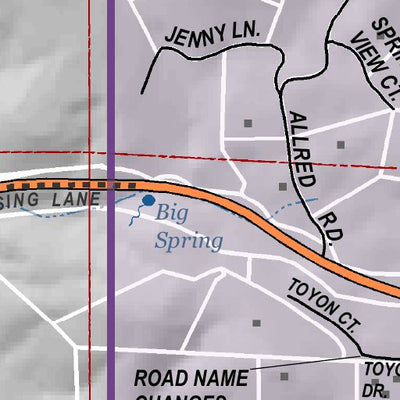 Mariposa Road Atlas Grid Page #098