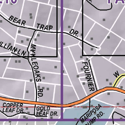 Mariposa Road Atlas Grid Page #096