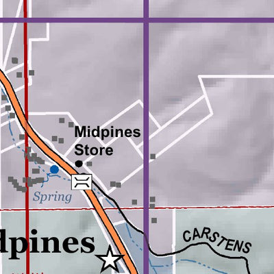 Mariposa Road Atlas Grid Page #083