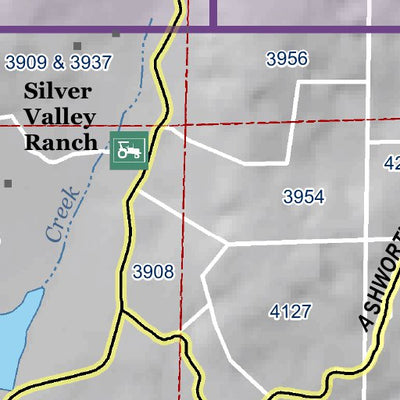 Mariposa Road Atlas Grid Page #113