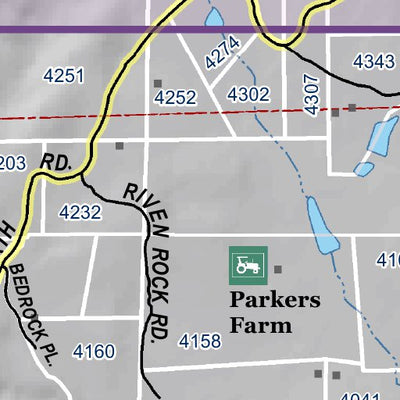 Mariposa Road Atlas Grid Page #113