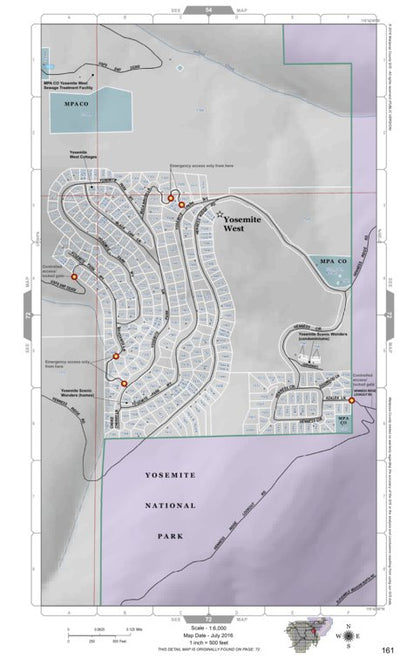 Mariposa Road Atlas Grid Page #161