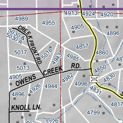 Mariposa Road Atlas Grid Page #109