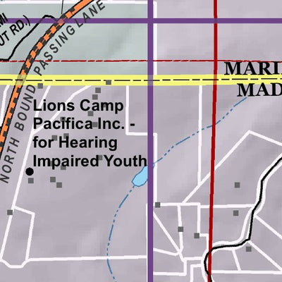 Mariposa Road Atlas Grid Page #117