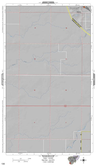 Mariposa Road Atlas Grid Page #130