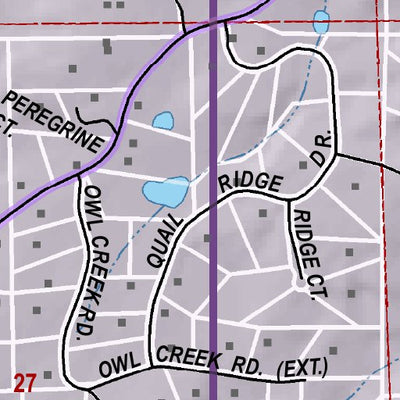 Mariposa Road Atlas Grid Page #099