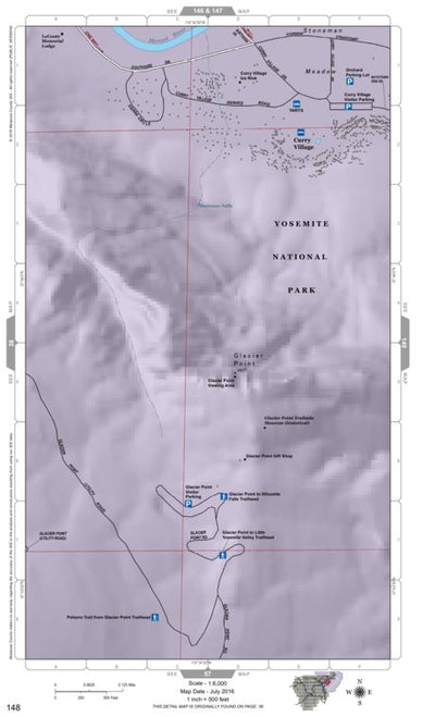 Mariposa Road Atlas Grid Page #148