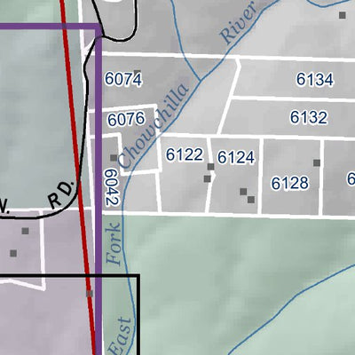 Mariposa Road Atlas Grid Page #102