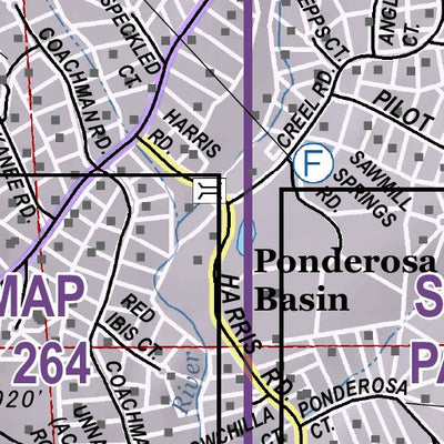 Mariposa Road Atlas Grid Page #102