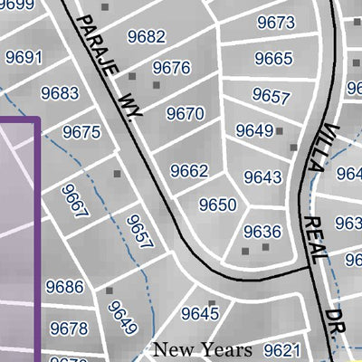Mariposa Road Atlas Grid Page #190