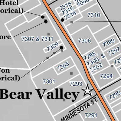 Mariposa Road Atlas Grid Page #201