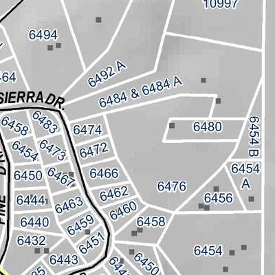 Mariposa Road Atlas Grid Page #171