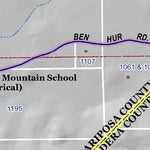 Mariposa Road Atlas Grid Page #135