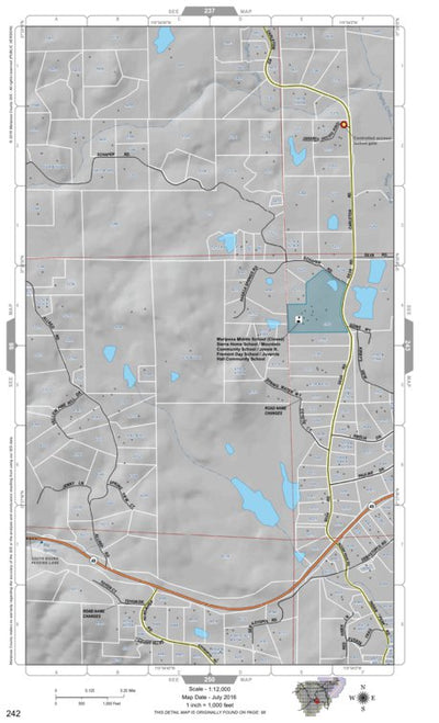 Mariposa Road Atlas Grid Page #242