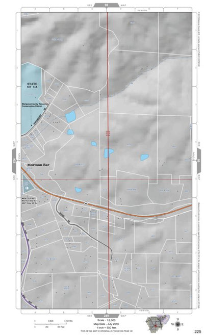 Mariposa Road Atlas Grid Page #225