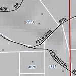 Mariposa Road Atlas Grid Page #232