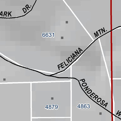 Mariposa Road Atlas Grid Page #232